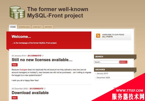 MySQL Front